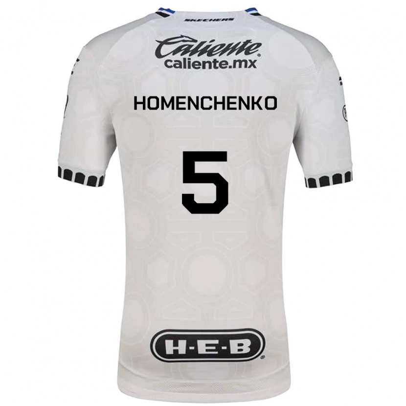 Danxen Kvinnor Santiago Homenchenko #5 Vit Svart Blå Hemmatröja Matchtröjor 2026/27 Tröjor T-Tröja