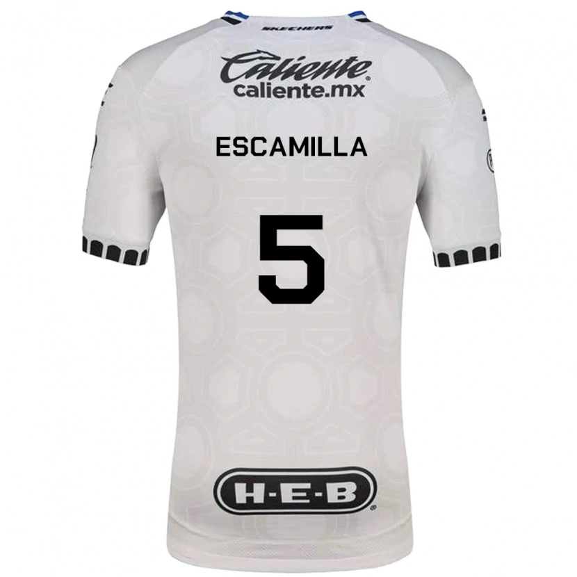 Danxen Kvinnor Kevin Escamilla #5 Vit Svart Blå Hemmatröja Matchtröjor 2026/27 Tröjor T-Tröja