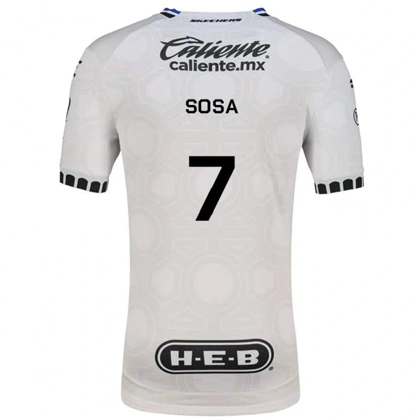 Danxen Kvinnor Samuel Sosa #7 Vit Svart Blå Hemmatröja Matchtröjor 2026/27 Tröjor T-Tröja