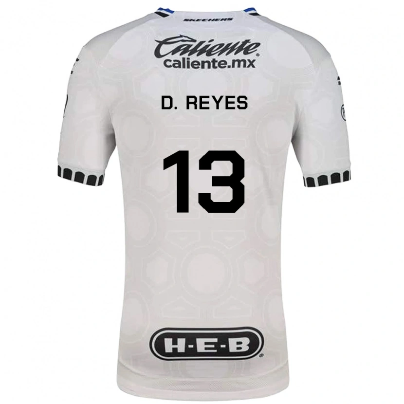 Danxen Kvinnor Diego Reyes #13 Vit Svart Blå Hemmatröja Matchtröjor 2026/27 Tröjor T-Tröja