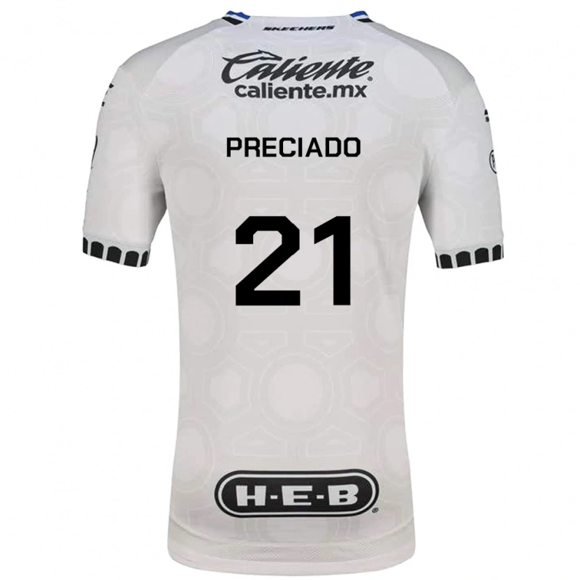 Danxen Kvinnor Ayrton Preciado #21 Vit Svart Blå Hemmatröja Matchtröjor 2026/27 Tröjor T-Tröja