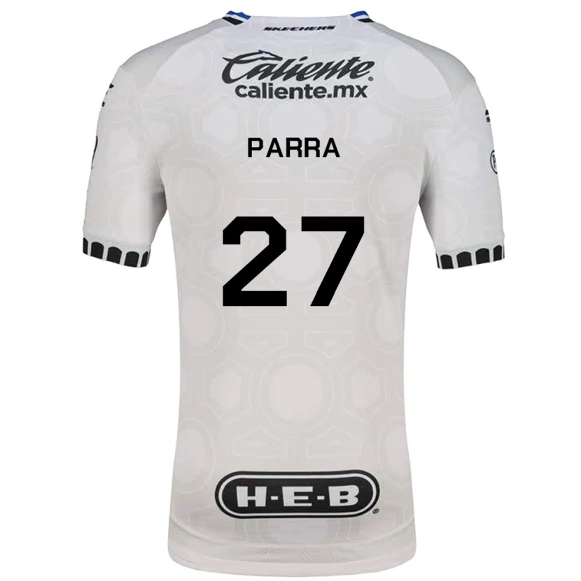 Danxen Kvinnor Daniel Parra #27 Vit Svart Blå Hemmatröja Matchtröjor 2026/27 Tröjor T-Tröja