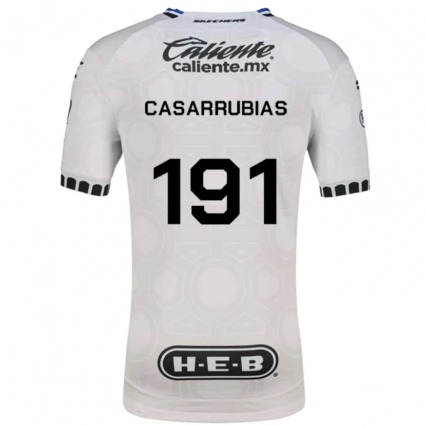 Danxen Kvinnor Aaron Casarrubias #191 Vit Svart Blå Hemmatröja Matchtröjor 2026/27 Tröjor T-Tröja