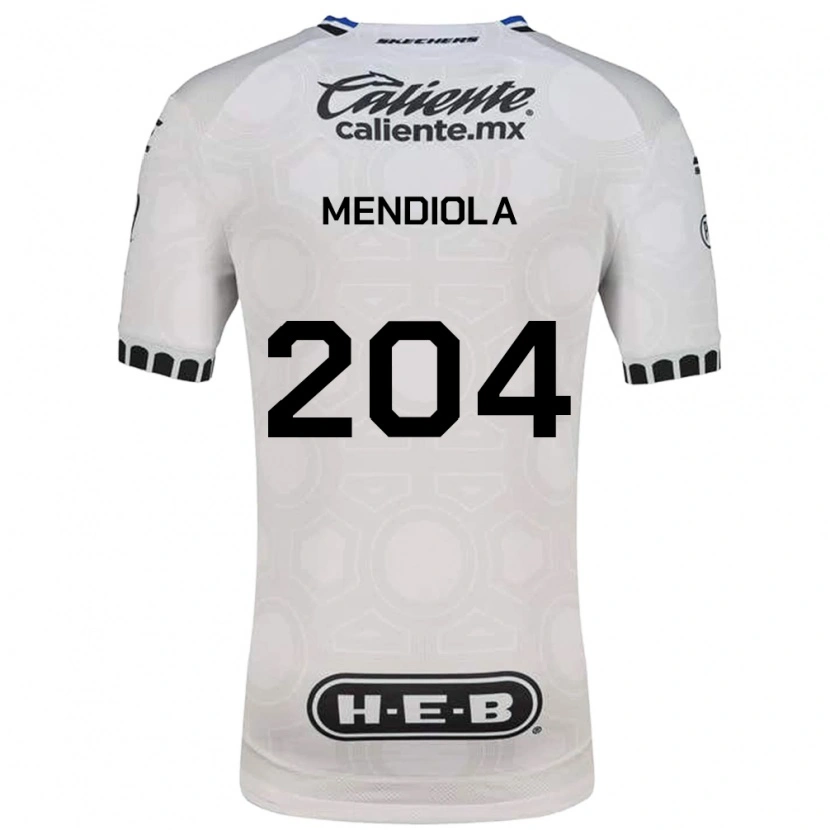 Danxen Kvinnor Carlos Mendiola #204 Vit Svart Blå Hemmatröja Matchtröjor 2026/27 Tröjor T-Tröja