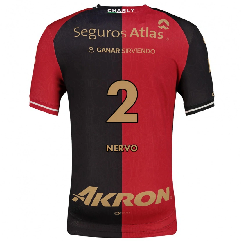 Danxen Kvinnor Hugo Nervo #2 Röd Svart Brun Hemmatröja Matchtröjor 2026/27 Tröjor T-Tröja