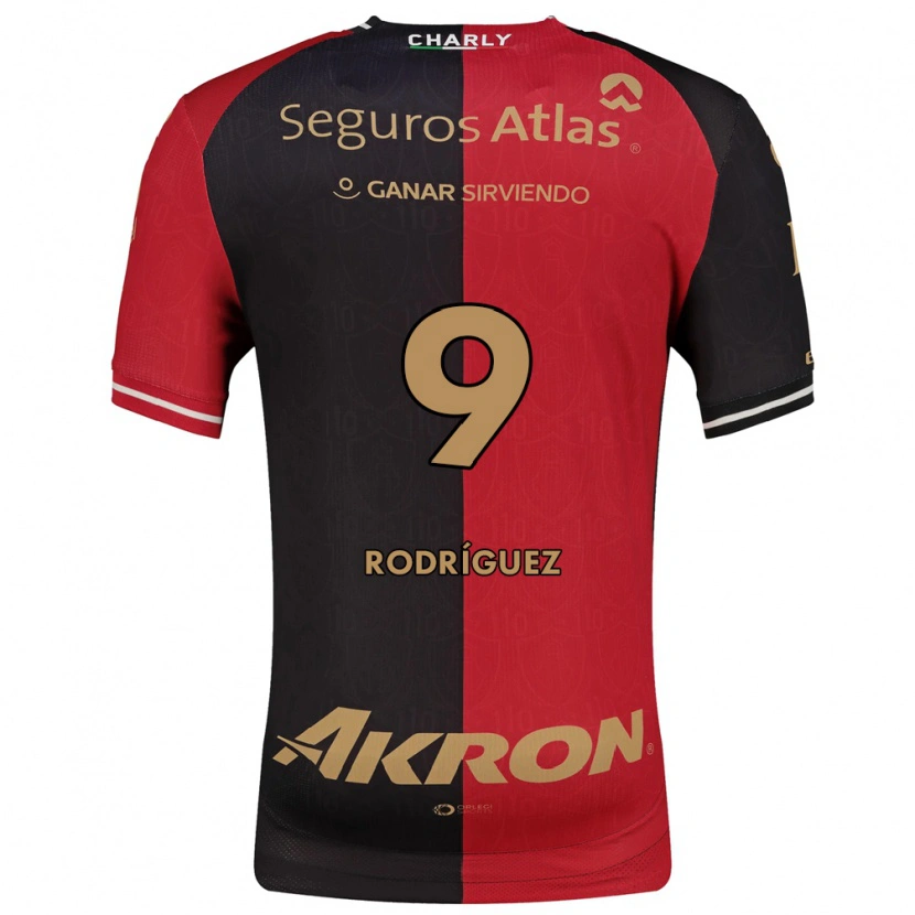 Danxen Kvinnor Agustín Rodríguez #9 Röd Svart Brun Hemmatröja Matchtröjor 2026/27 Tröjor T-Tröja