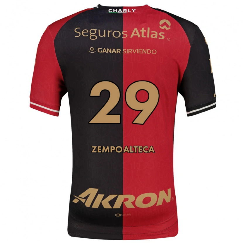 Danxen Kvinnor Karla Zempoalteca #29 Röd Svart Brun Hemmatröja Matchtröjor 2026/27 Tröjor T-Tröja