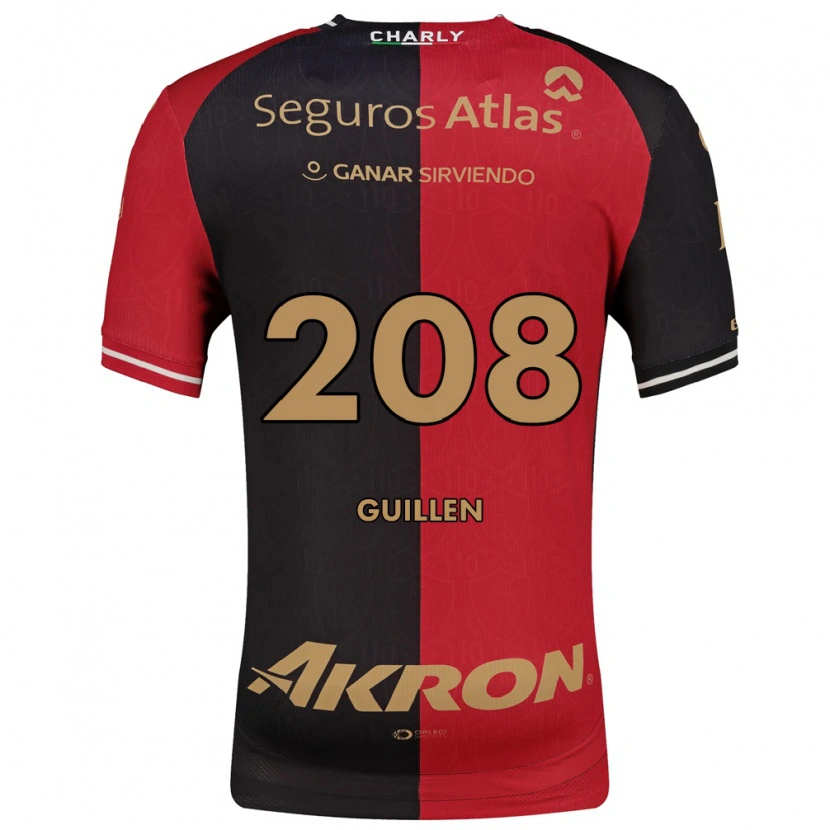 Danxen Kvinnor Jesús Guillén #208 Röd Svart Brun Hemmatröja Matchtröjor 2026/27 Tröjor T-Tröja