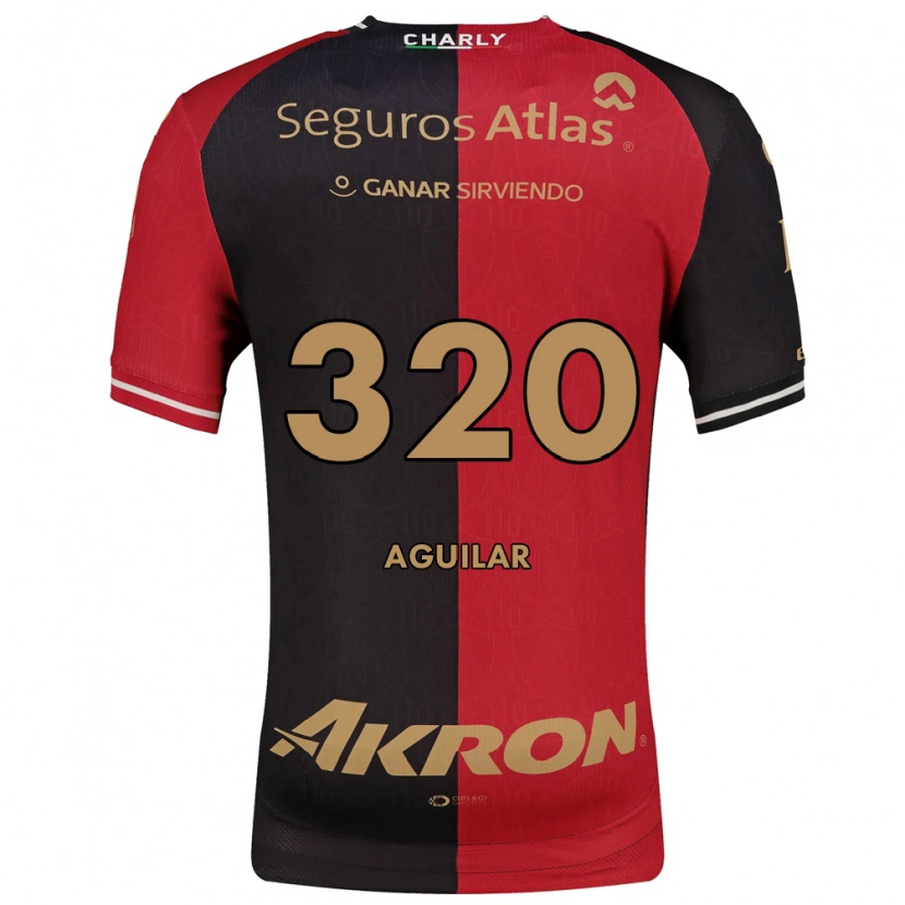 Danxen Kvinnor Ángel Aguilar #320 Röd Svart Brun Hemmatröja Matchtröjor 2026/27 Tröjor T-Tröja
