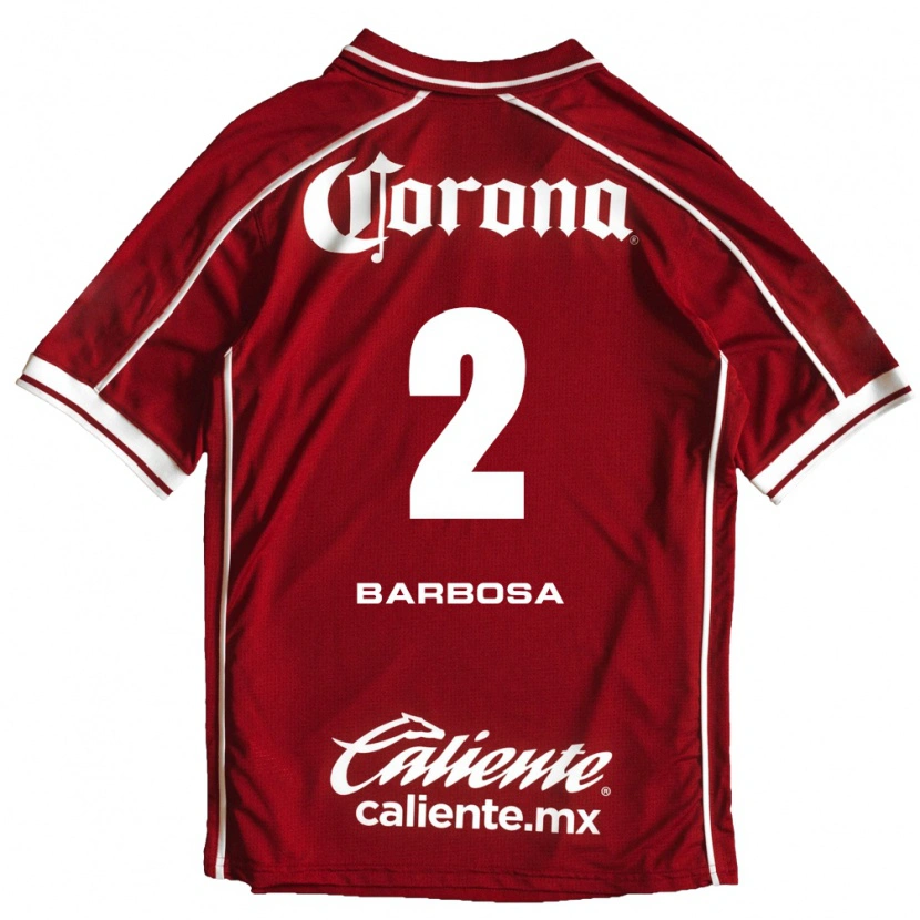 Danxen Kvinnor Diego Barbosa #2 Vit Röd Hemmatröja Matchtröjor 2026/27 Tröjor T-Tröja