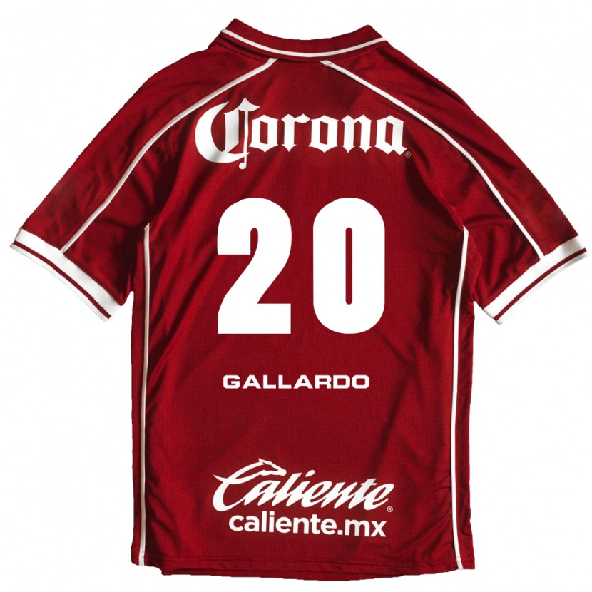 Danxen Kvinnor Jesús Gallardo #20 Vit Röd Hemmatröja Matchtröjor 2026/27 Tröjor T-Tröja