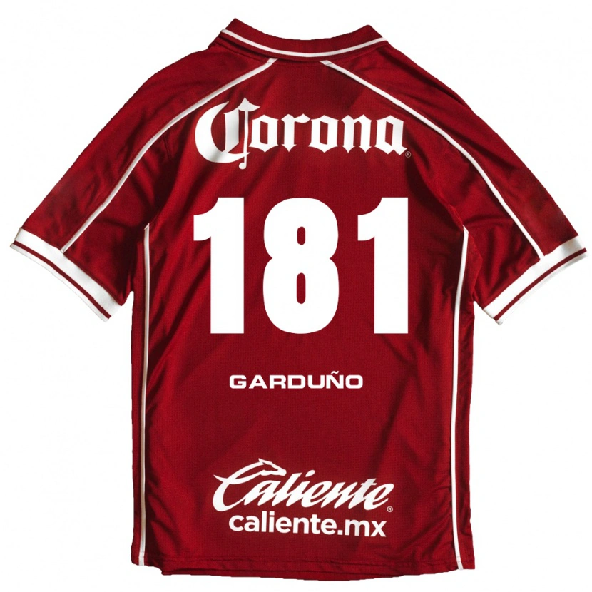 Danxen Kvinnor Carlos Garduño #181 Vit Röd Hemmatröja Matchtröjor 2026/27 Tröjor T-Tröja