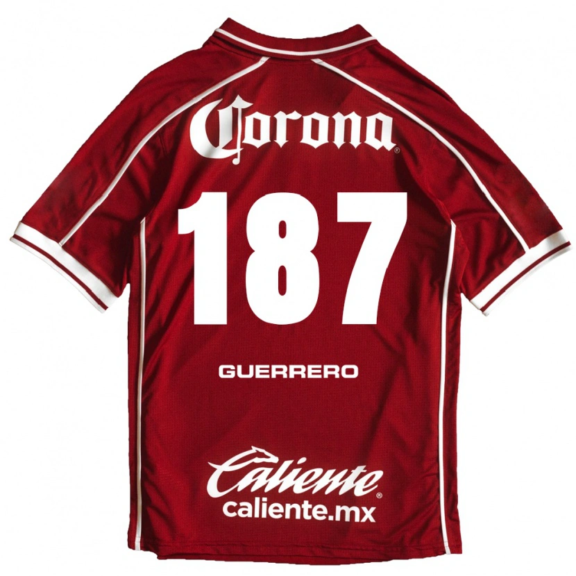 Danxen Kvinnor Dominic Guerrero #187 Vit Röd Hemmatröja Matchtröjor 2026/27 Tröjor T-Tröja