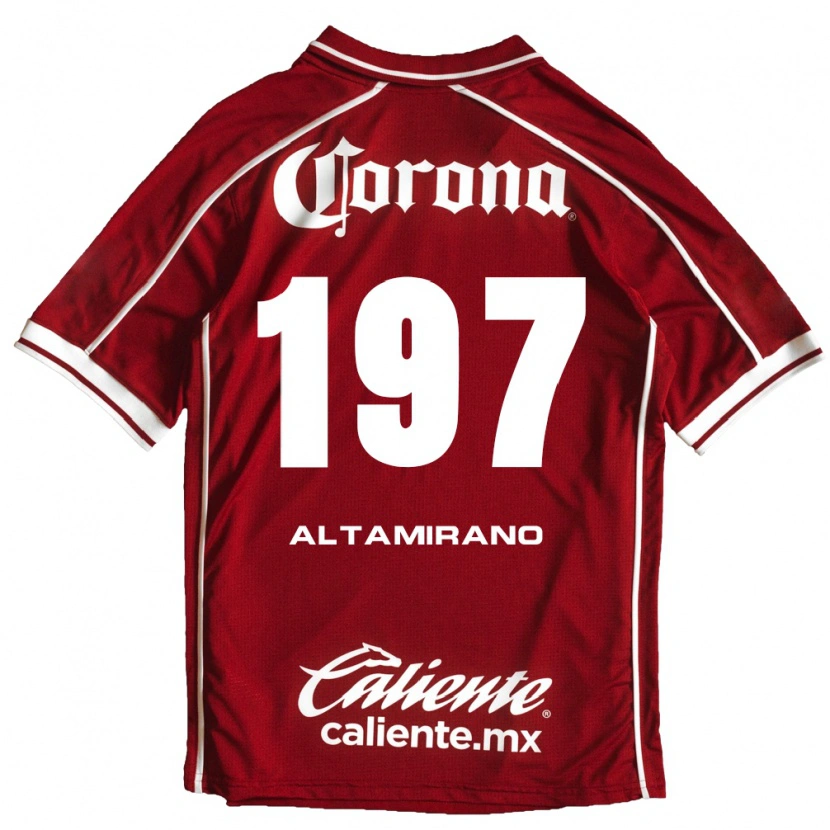 Danxen Kvinnor Óscar Altamirano #197 Vit Röd Hemmatröja Matchtröjor 2026/27 Tröjor T-Tröja