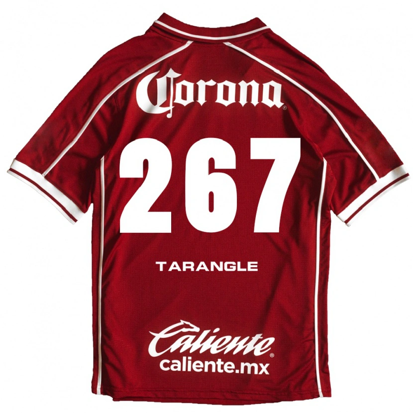 Danxen Kvinnor Sebastián Tarangle #267 Vit Röd Hemmatröja Matchtröjor 2026/27 Tröjor T-Tröja