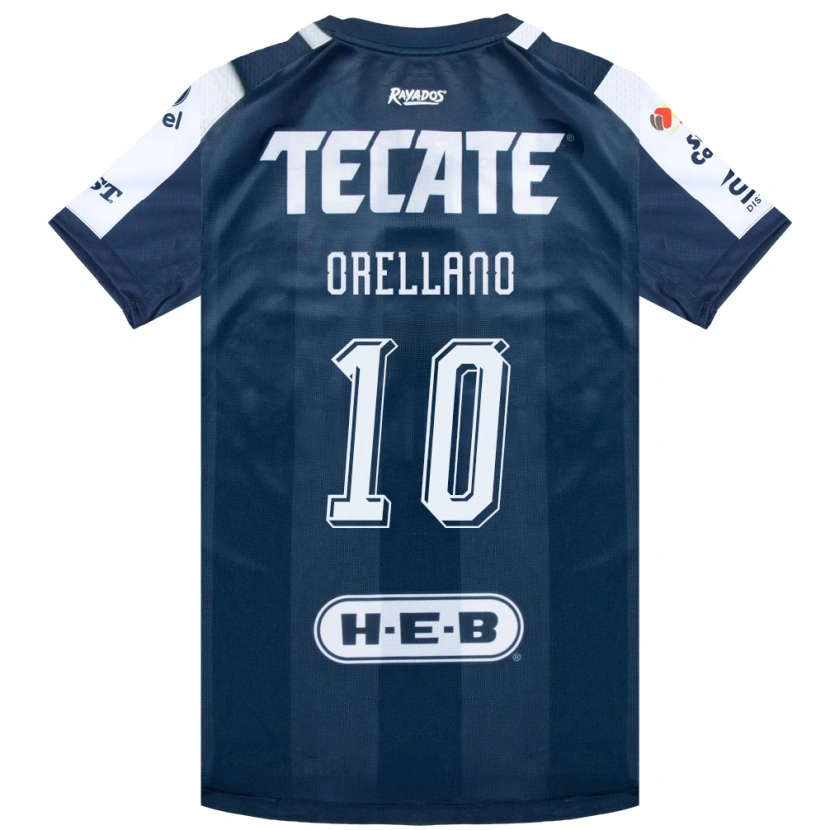 Danxen Kvinnor Luca Orellano #10 Bläckblå Vit Röd Hemmatröja Matchtröjor 2026/27 Tröjor T-Tröja