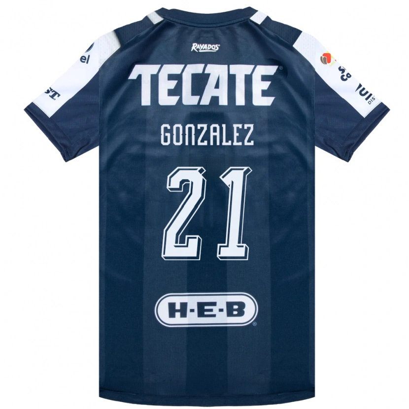 Danxen Kvinnor Alfonso Gonzalez #21 Bläckblå Vit Röd Hemmatröja Matchtröjor 2026/27 Tröjor T-Tröja