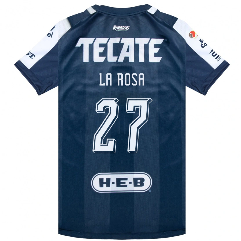 Danxen Kvinnor Roberto De La Rosa #27 Bläckblå Vit Röd Hemmatröja Matchtröjor 2026/27 Tröjor T-Tröja
