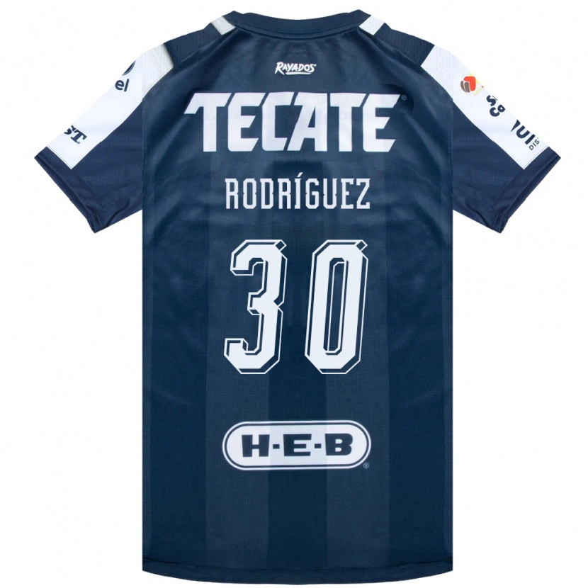 Danxen Kvinnor Jorge Rodríguez #30 Bläckblå Vit Röd Hemmatröja Matchtröjor 2026/27 Tröjor T-Tröja