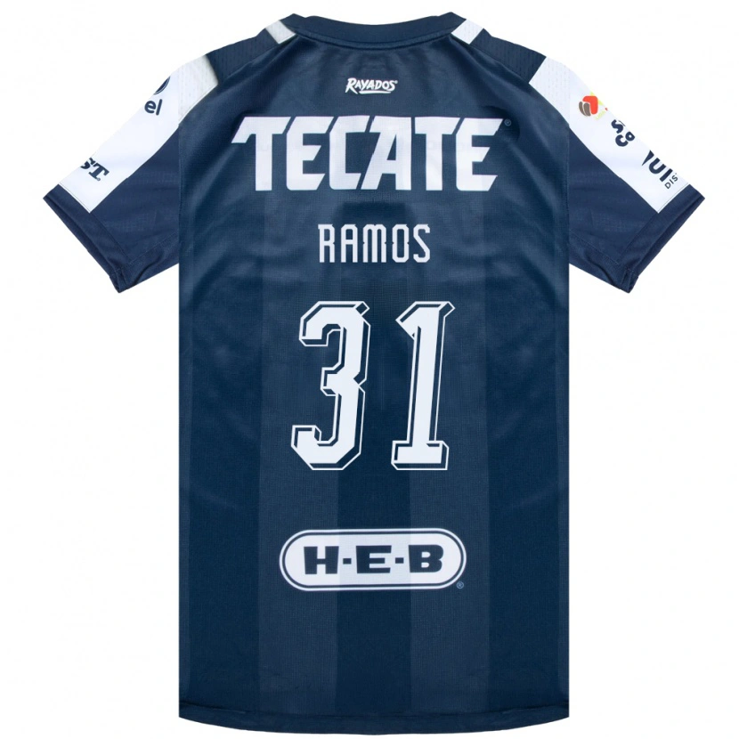Danxen Kvinnor César Ramos #31 Bläckblå Vit Röd Hemmatröja Matchtröjor 2026/27 Tröjor T-Tröja