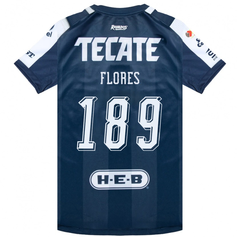 Danxen Kvinnor Yael Flores #189 Bläckblå Vit Röd Hemmatröja Matchtröjor 2026/27 Tröjor T-Tröja