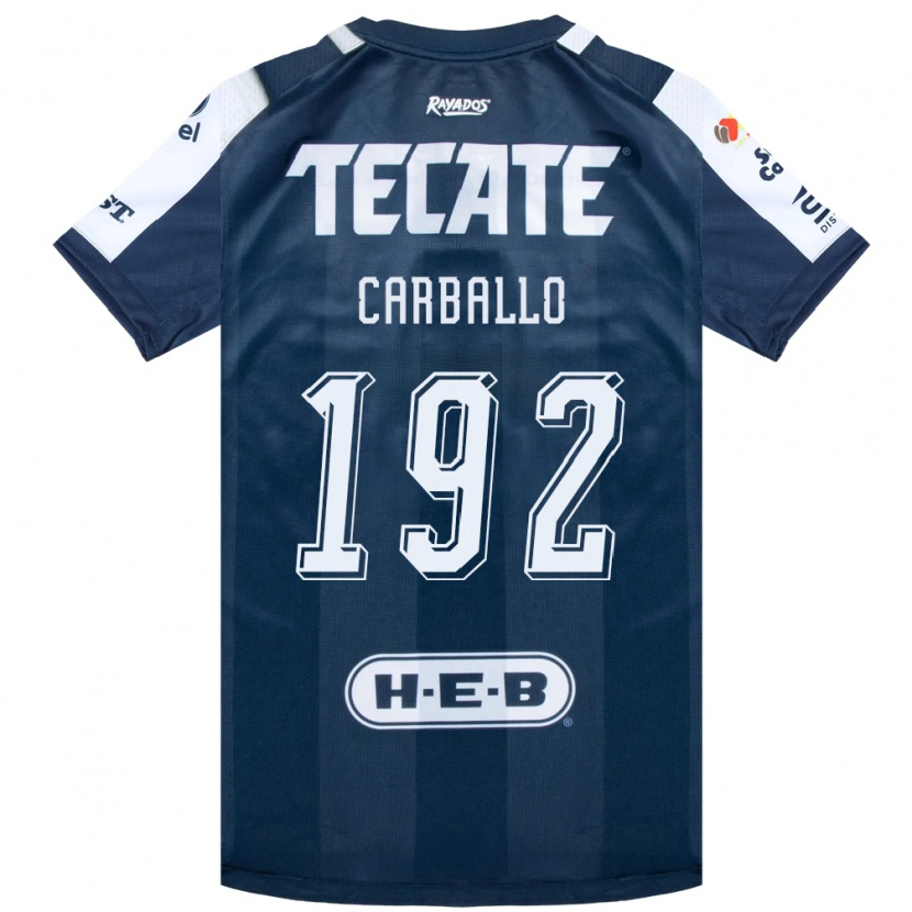 Danxen Kvinnor Erick Carballo #192 Bläckblå Vit Röd Hemmatröja Matchtröjor 2026/27 Tröjor T-Tröja