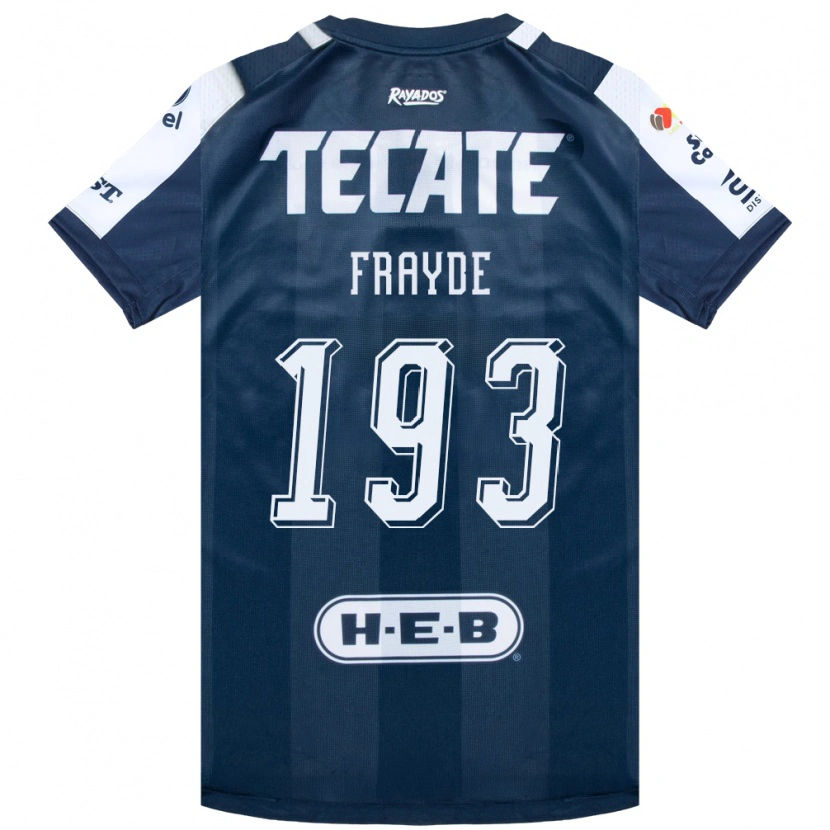 Danxen Kvinnor Carlos Frayde #193 Bläckblå Vit Röd Hemmatröja Matchtröjor 2026/27 Tröjor T-Tröja