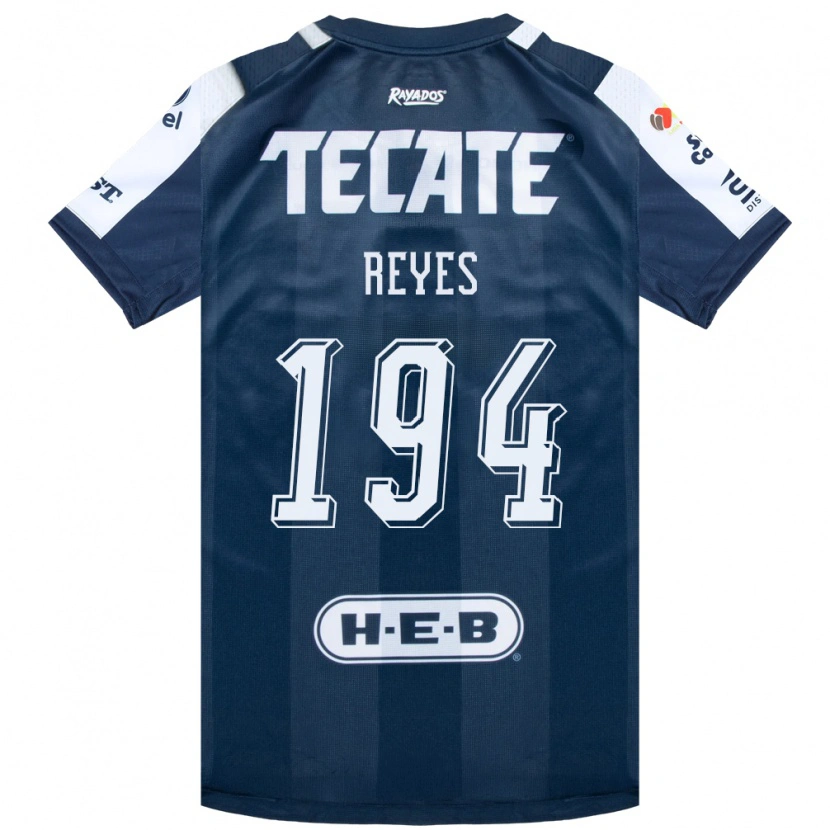 Danxen Kvinnor Cristian Reyes #194 Bläckblå Vit Röd Hemmatröja Matchtröjor 2026/27 Tröjor T-Tröja
