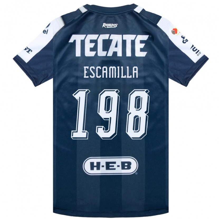 Danxen Kvinnor Diego Escamilla #198 Bläckblå Vit Röd Hemmatröja Matchtröjor 2026/27 Tröjor T-Tröja