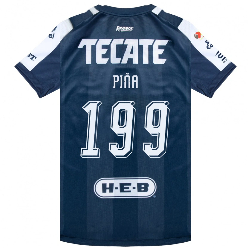 Danxen Kvinnor Ricardo Piña #199 Bläckblå Vit Röd Hemmatröja Matchtröjor 2026/27 Tröjor T-Tröja
