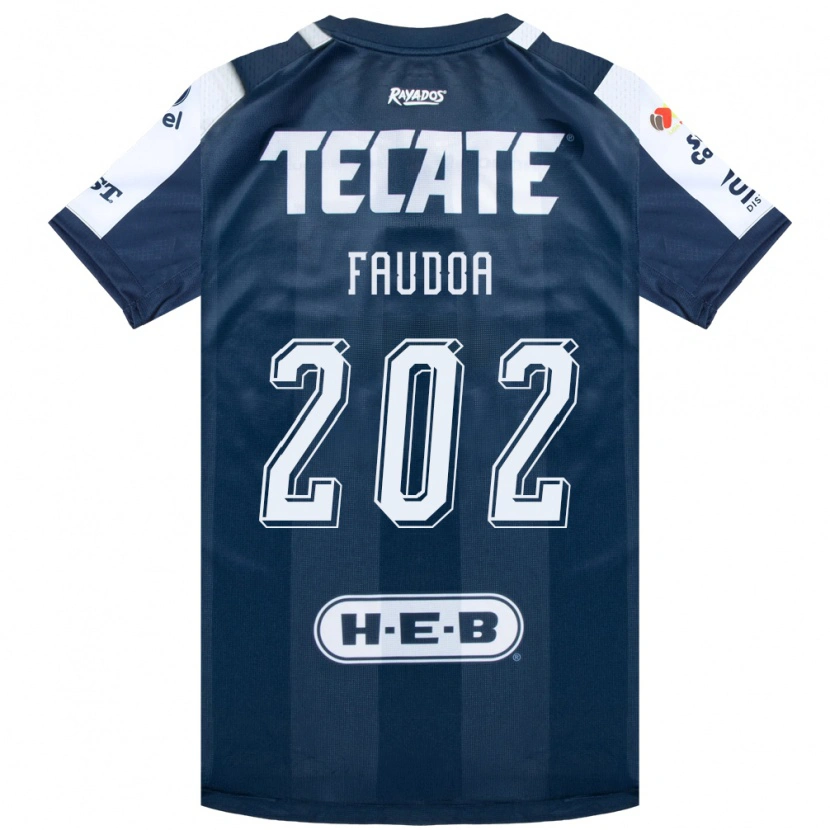 Danxen Kvinnor Juan Faudoa #202 Bläckblå Vit Röd Hemmatröja Matchtröjor 2026/27 Tröjor T-Tröja