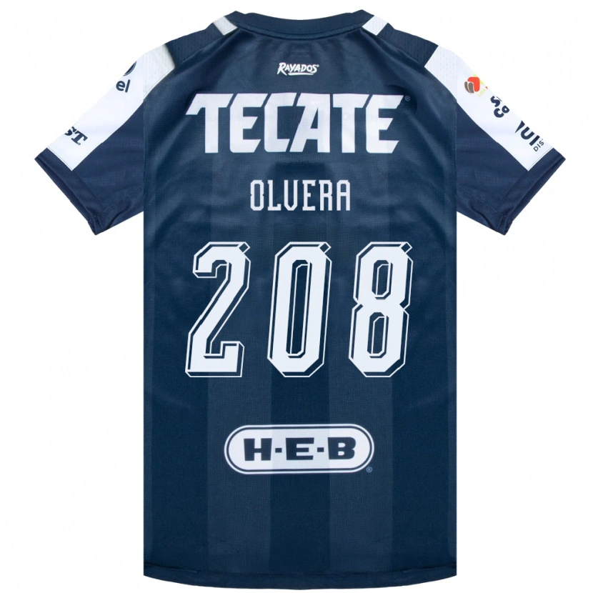 Danxen Kvinnor Marcelo Olvera #208 Bläckblå Vit Röd Hemmatröja Matchtröjor 2026/27 Tröjor T-Tröja