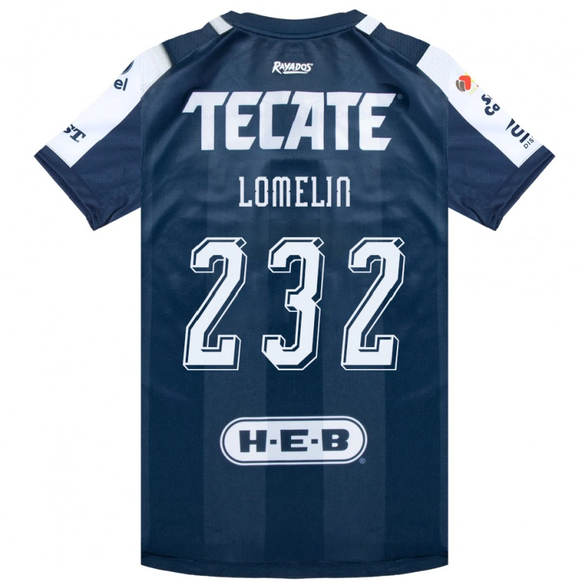Danxen Kvinnor Santiago Lomelin #232 Bläckblå Vit Röd Hemmatröja Matchtröjor 2026/27 Tröjor T-Tröja