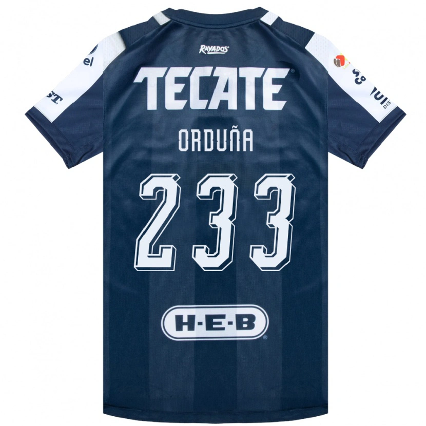 Danxen Kvinnor Jonathan Orduña #233 Bläckblå Vit Röd Hemmatröja Matchtröjor 2026/27 Tröjor T-Tröja
