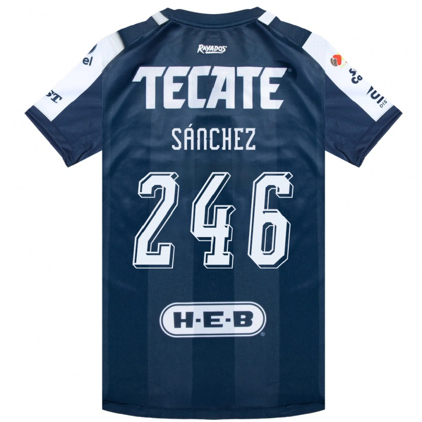 Danxen Kvinnor Diego Sánchez #246 Bläckblå Vit Röd Hemmatröja Matchtröjor 2026/27 Tröjor T-Tröja