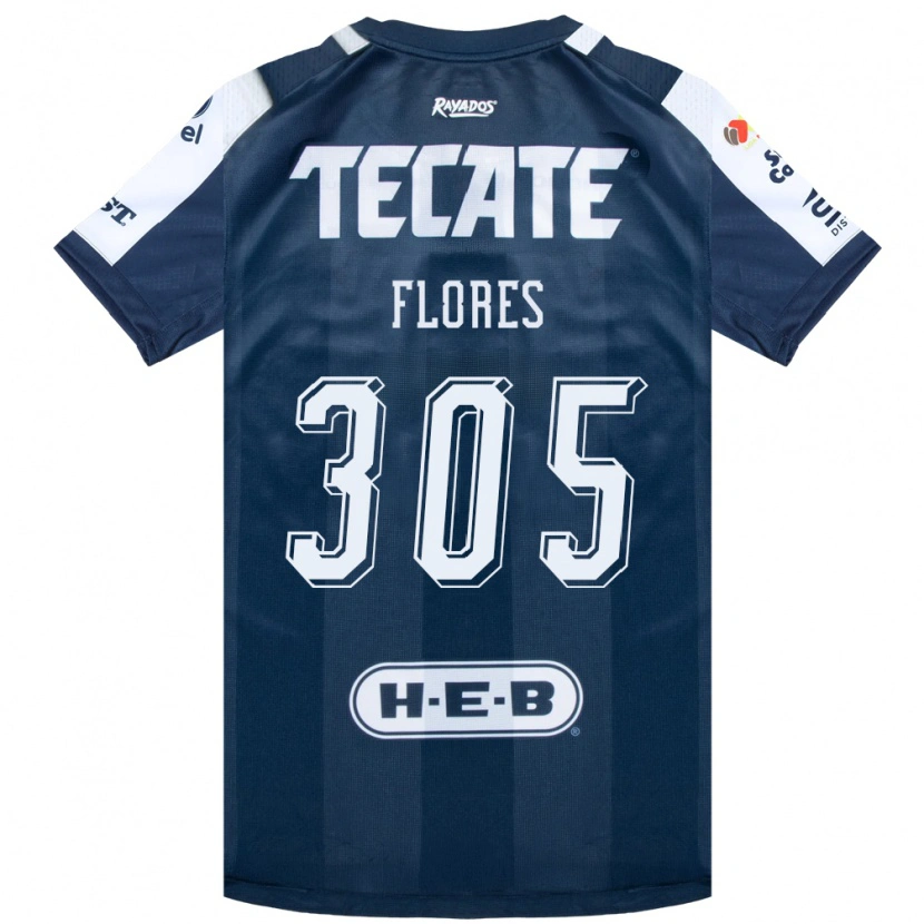 Danxen Kvinnor Santiago Flores #305 Bläckblå Vit Röd Hemmatröja Matchtröjor 2026/27 Tröjor T-Tröja