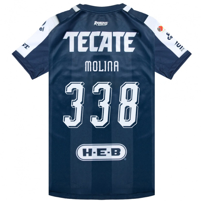 Danxen Kvinnor Johann Molina #338 Bläckblå Vit Röd Hemmatröja Matchtröjor 2026/27 Tröjor T-Tröja