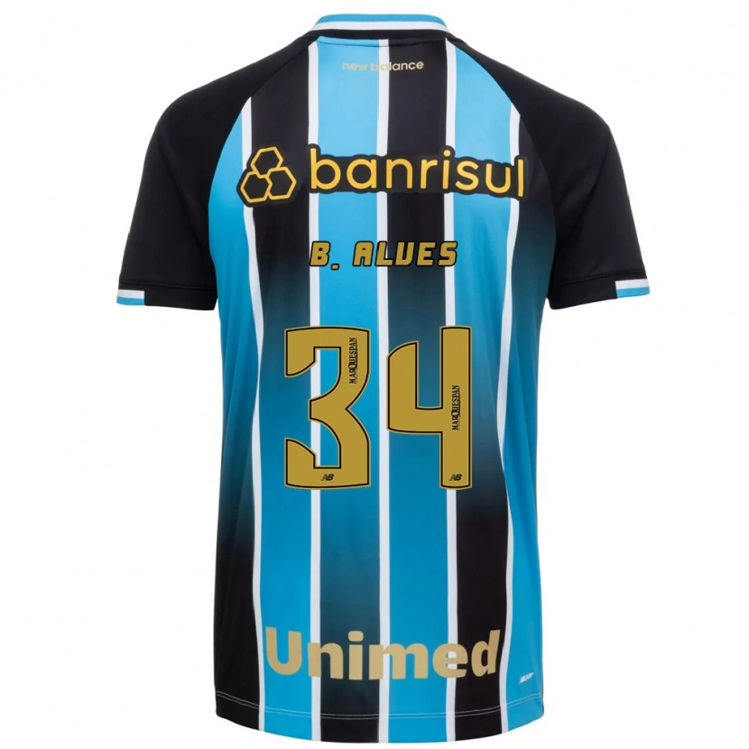 Danxen Kvinnor Bruno Alves #34 Blå Brun Svart Hemmatröja Matchtröjor 2026/27 Tröjor T-Tröja
