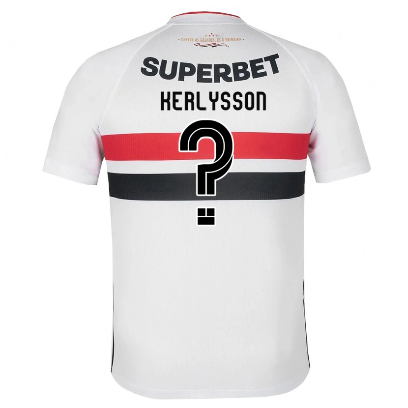 Danxen Kvinnor Kerlysson Hiago Moreira De Sousa #0 Vit Röd Svart Hemmatröja Matchtröjor 2026/27 Tröjor T-Tröja