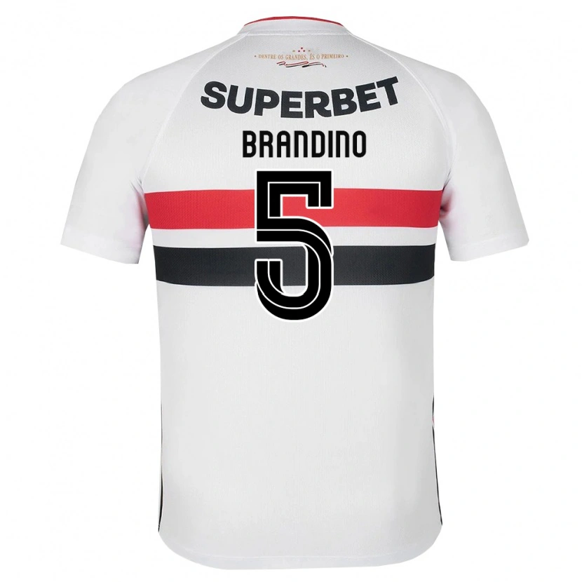 Danxen Kvinnor Kika Brandino #5 Vit Röd Svart Hemmatröja Matchtröjor 2026/27 Tröjor T-Tröja
