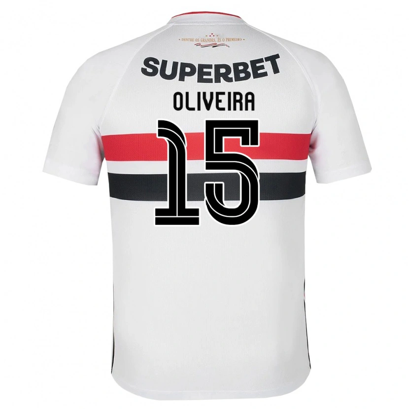 Danxen Kvinnor Felipe Oliveira #15 Vit Röd Svart Hemmatröja Matchtröjor 2026/27 Tröjor T-Tröja