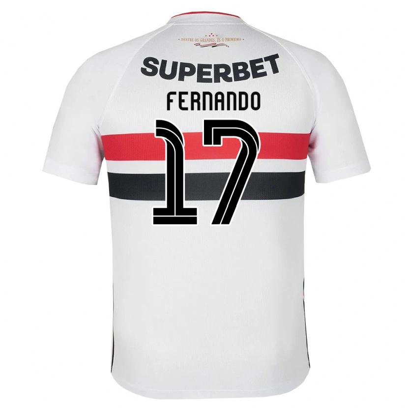 Danxen Kvinnor Luiz Fernando #17 Vit Röd Svart Hemmatröja Matchtröjor 2026/27 Tröjor T-Tröja