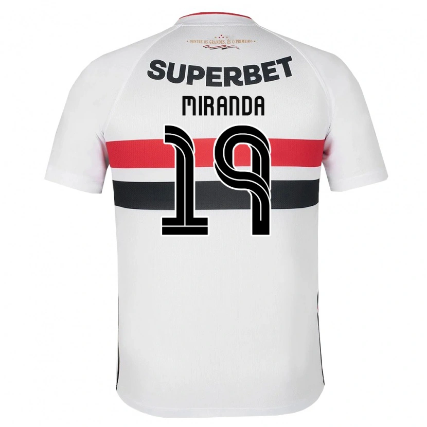 Danxen Kvinnor Gustavo Miranda #19 Vit Röd Svart Hemmatröja Matchtröjor 2026/27 Tröjor T-Tröja