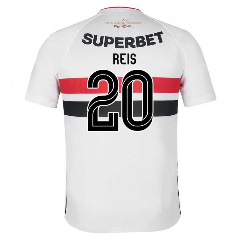 Danxen Kvinnor Guilherme Reis #20 Vit Röd Svart Hemmatröja Matchtröjor 2026/27 Tröjor T-Tröja