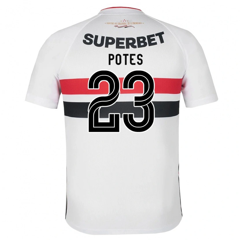 Danxen Kvinnor Juan Potes #23 Vit Röd Svart Hemmatröja Matchtröjor 2026/27 Tröjor T-Tröja
