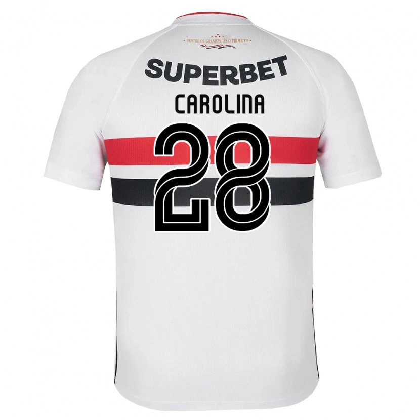 Danxen Kvinnor Ana Carolina #28 Vit Röd Svart Hemmatröja Matchtröjor 2026/27 Tröjor T-Tröja