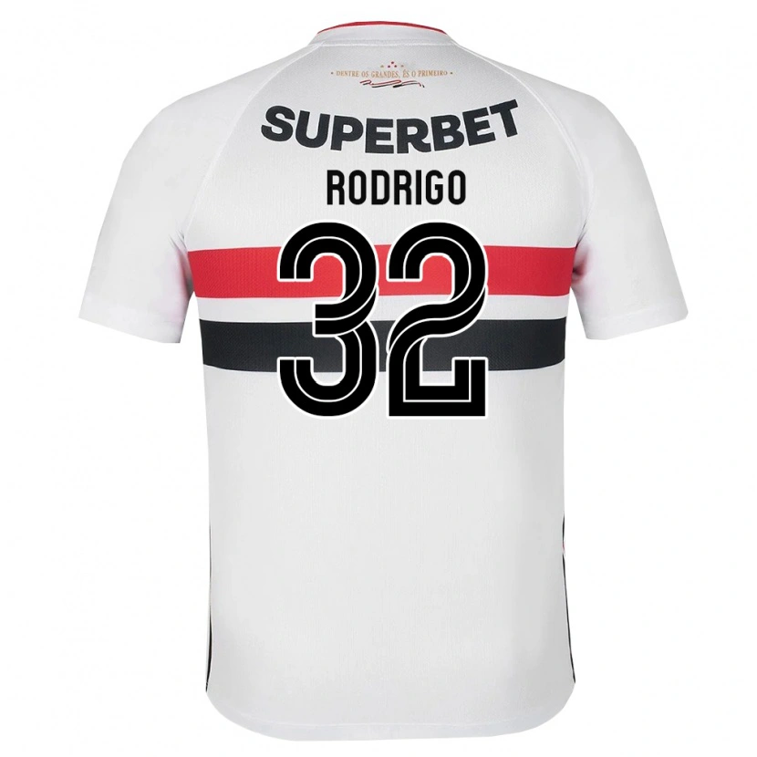 Danxen Kvinnor Rodrigo #32 Vit Röd Svart Hemmatröja Matchtröjor 2026/27 Tröjor T-Tröja