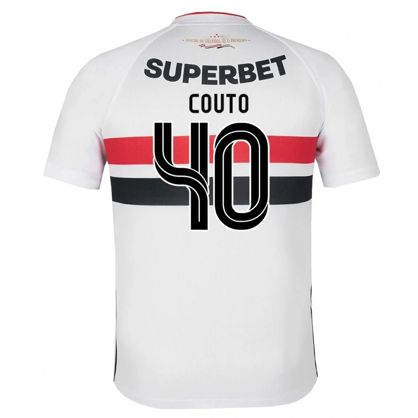 Danxen Kvinnor Thiago Couto #40 Vit Röd Svart Hemmatröja Matchtröjor 2026/27 Tröjor T-Tröja
