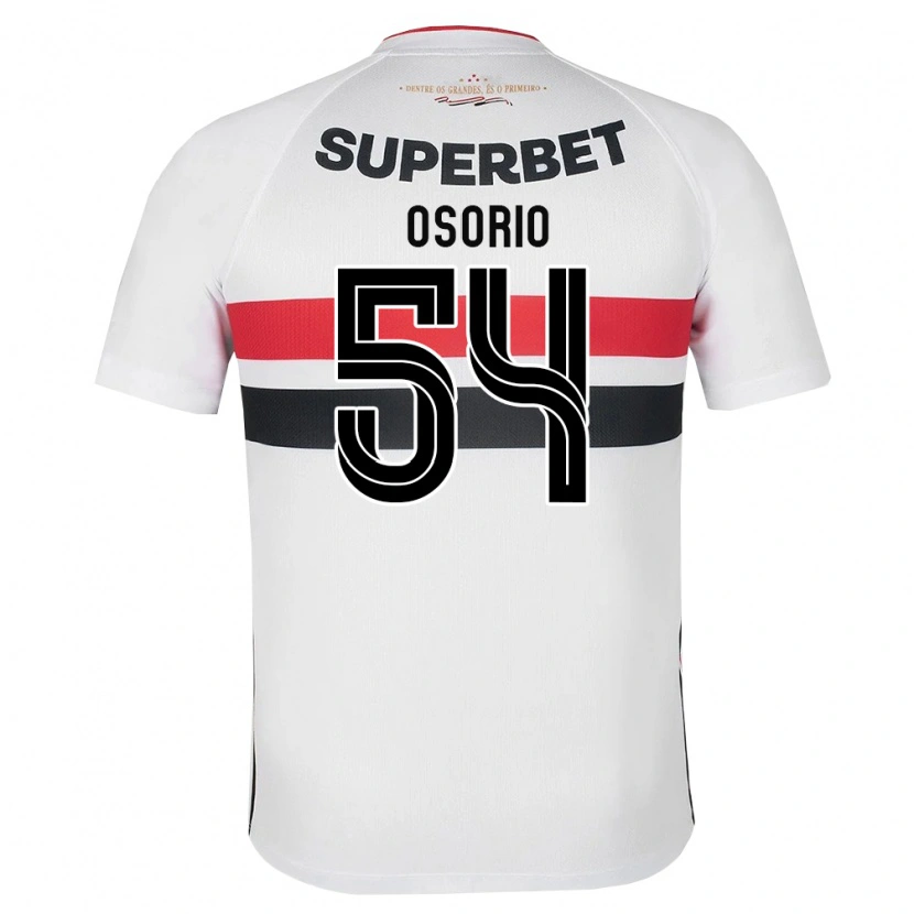 Danxen Kvinnor Luis Osorio #54 Vit Röd Svart Hemmatröja Matchtröjor 2026/27 Tröjor T-Tröja