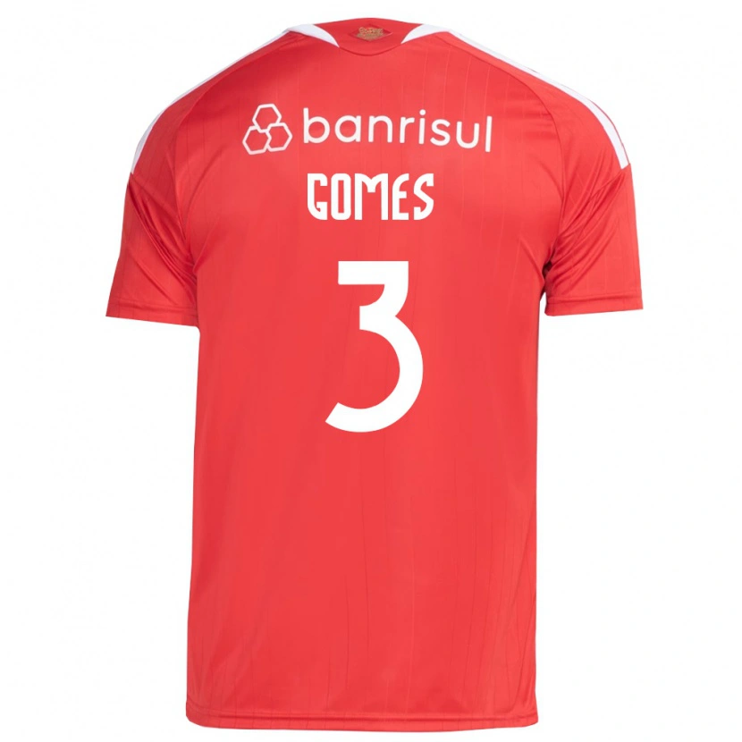 Danxen Kvinnor Igor Gomes #3 Röd Vit Hemmatröja Matchtröjor 2026/27 Tröjor T-Tröja
